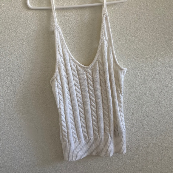 white knit tank - Picture 1 of 1